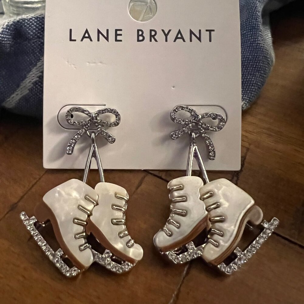 Lane Bryant Ice Skate Earrings